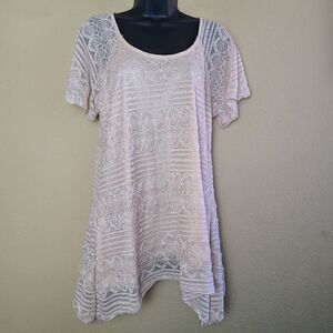 Brittany Black Lace Top  